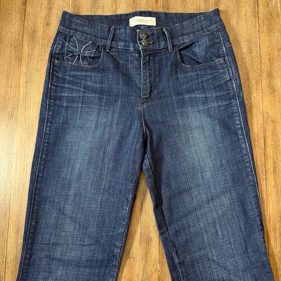 Habitual High Rise Flared Jeans Dark Blue 27 - Picture 6 of 12